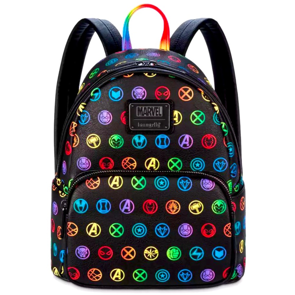 Loungefly Marvel Icons Mini Backpack Pride Collection, Rainbow